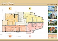 Вилла Адрия, План-схема