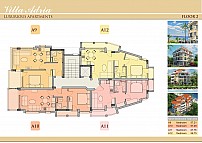 Вилла Адрия, План-схема