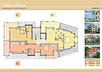 Вилла Адрия, План-схема