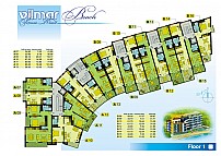Вилмар Бич, План-схема